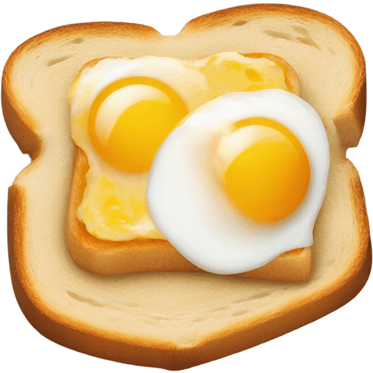 Egg on toast  emoji