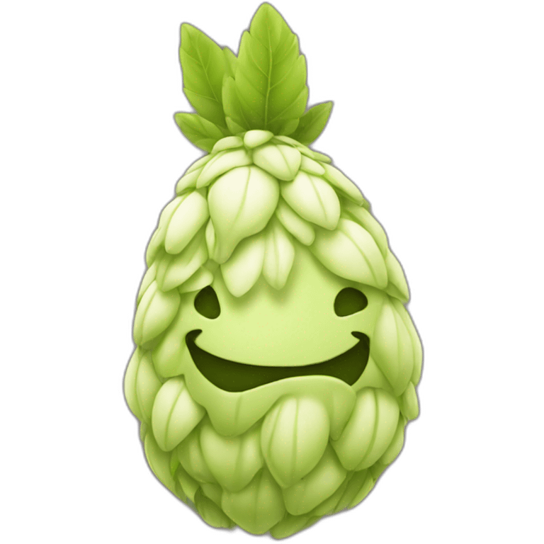 Funny hop emoji