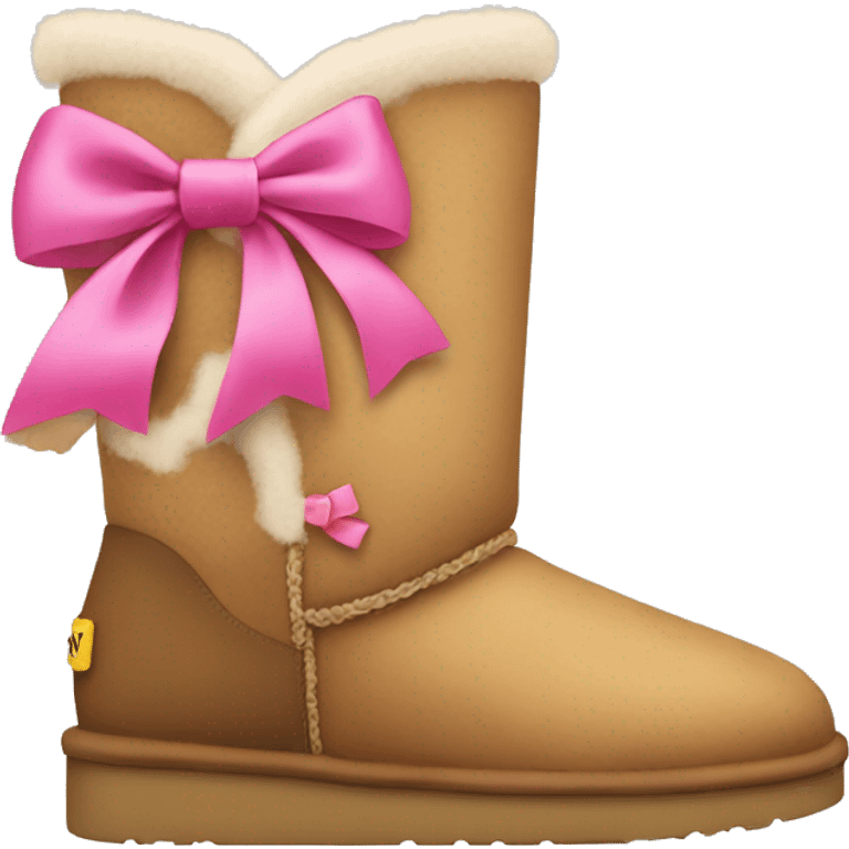 Uggs with bows emoji