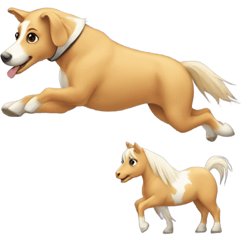 Dog and pony show emoji