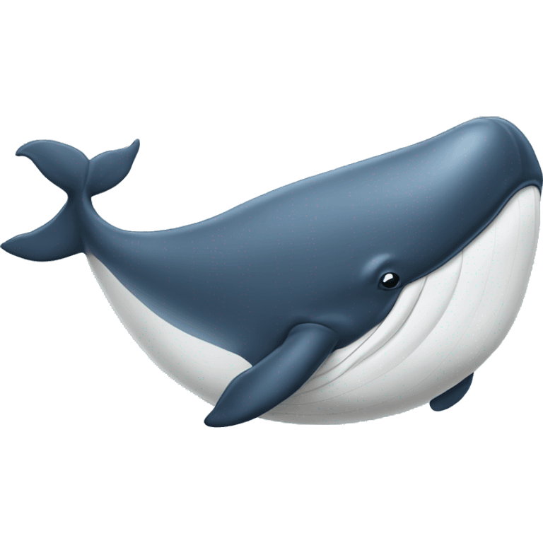 fully clothed whale emoji