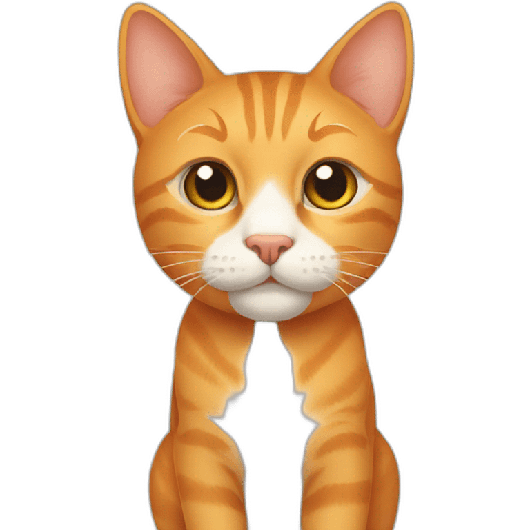 orange tabby caat emoji