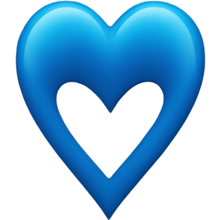 Blue heart emoji