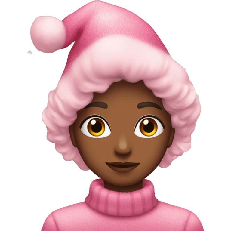 pink christmas aesthetic emoji