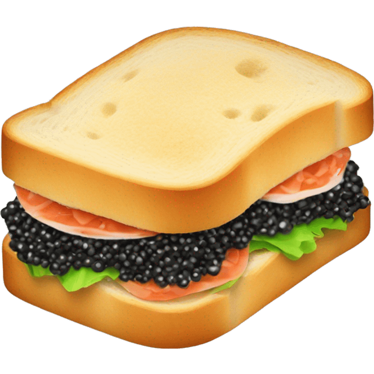 sandwich with caviar emoji