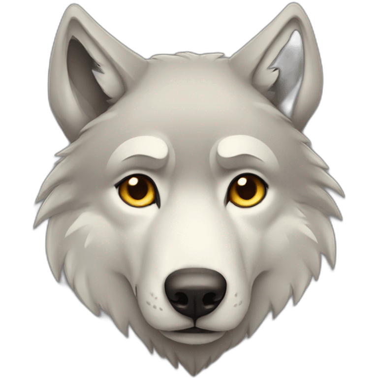 sad-wolf emoji