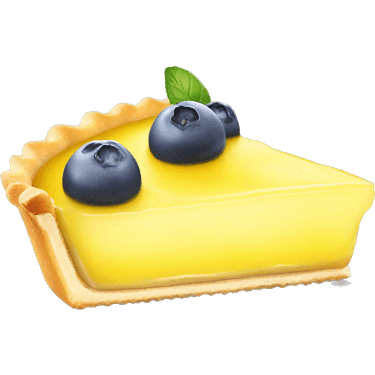 Lemon tart emoji