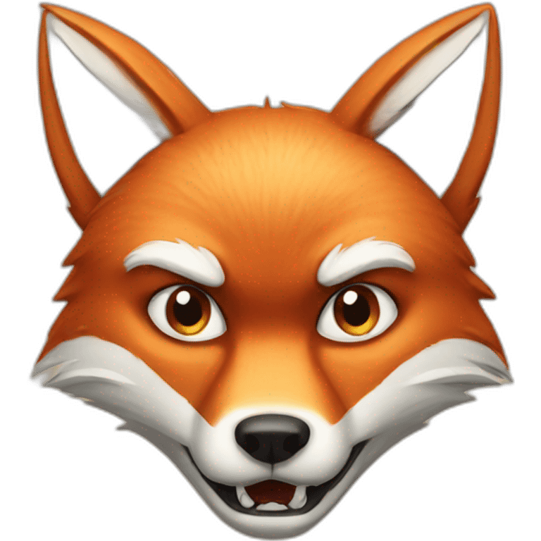 angry fox emoji