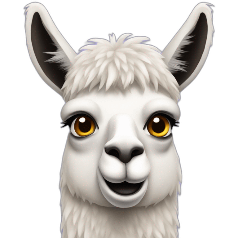 A llama emoji