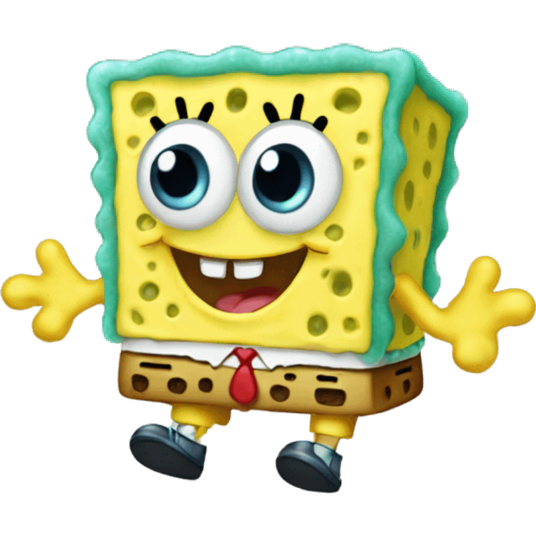 cute baby sponge bob emoji