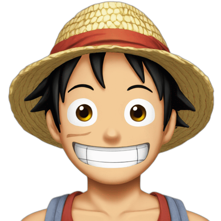 luffy one piece emoji