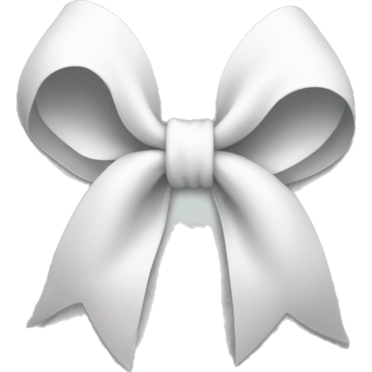 White bow emoji