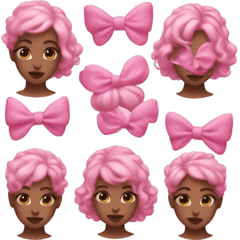 pink coquette aesthetic emoji