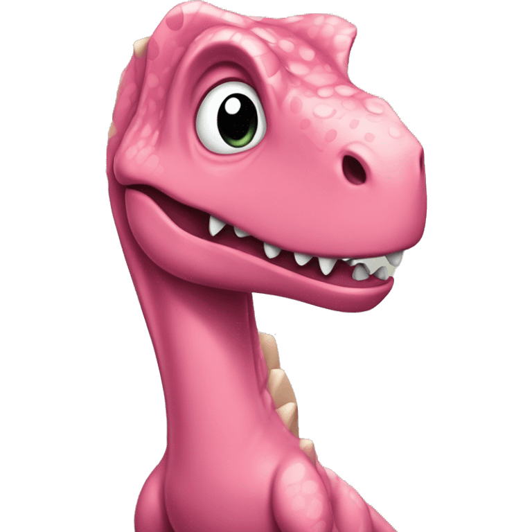 dinosaurio rosado emoji