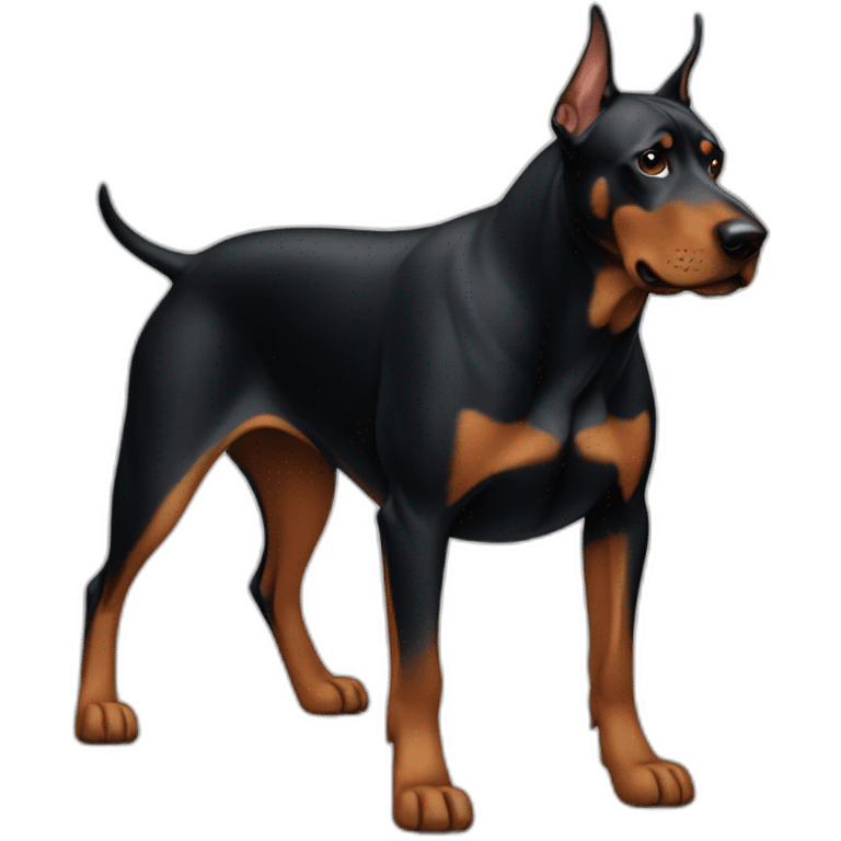  fat doberman emoji