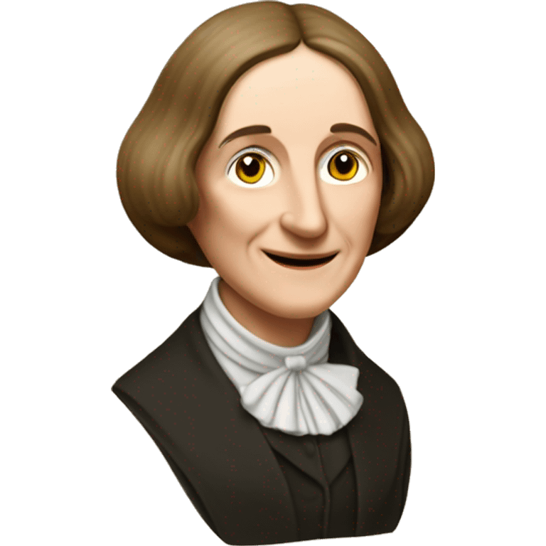 George Eliot (real name Mary Ann Evans) british writer emoji