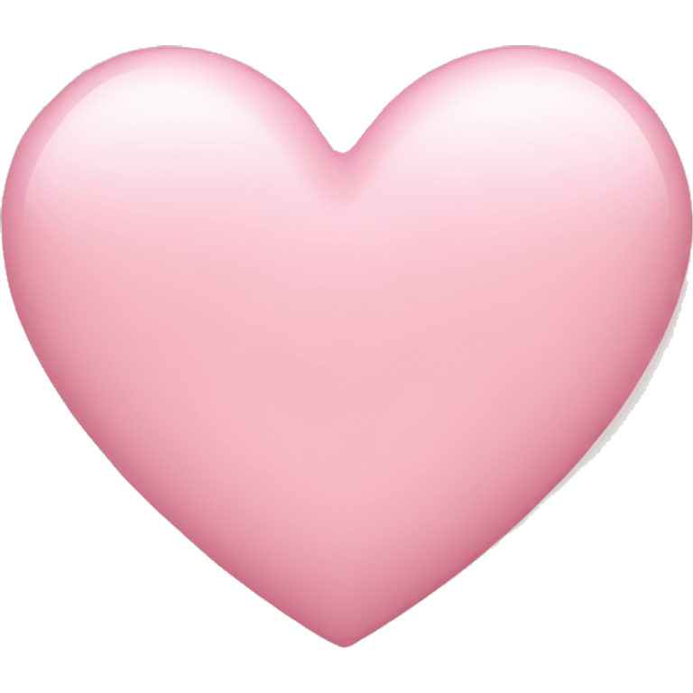 light pink heart emoji