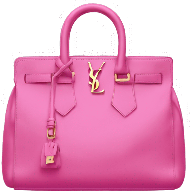 Pink YSL bag emoji