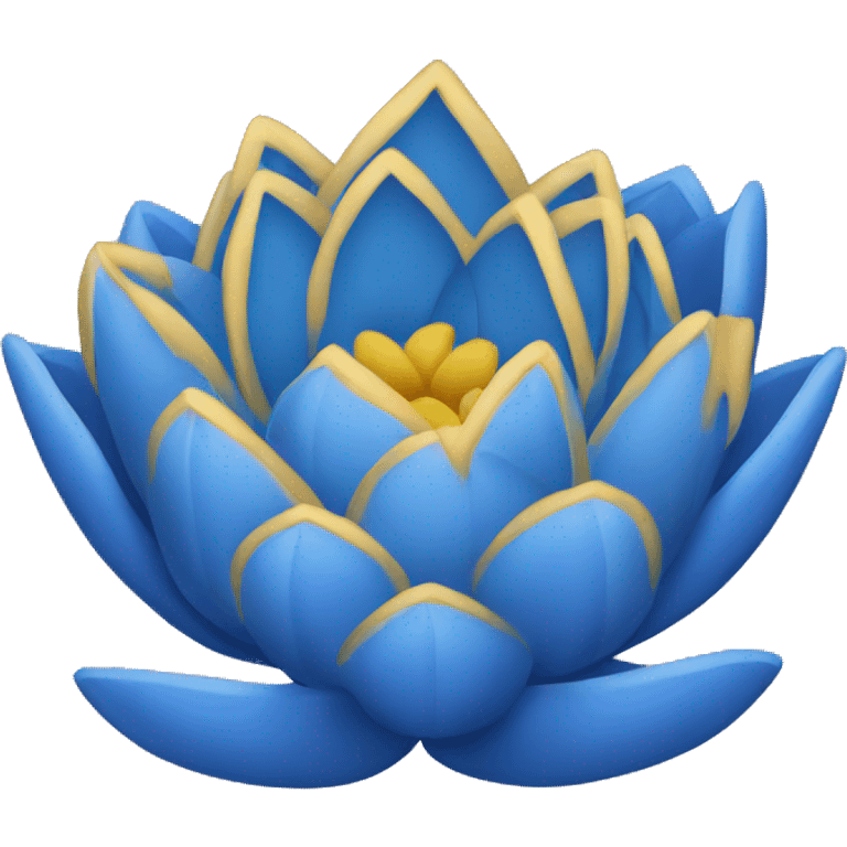 Blue lotus  emoji