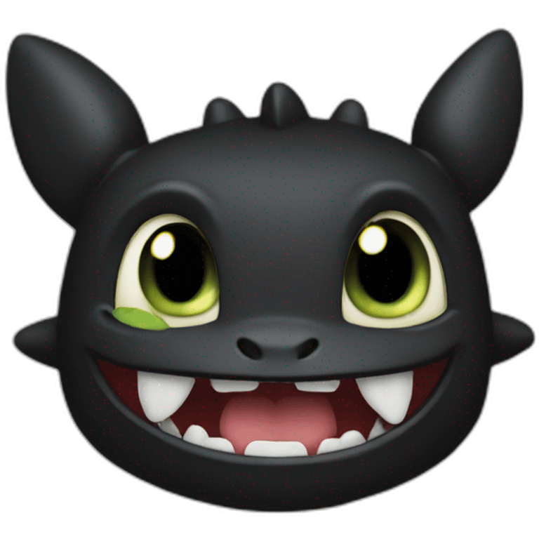 Toothless emoji