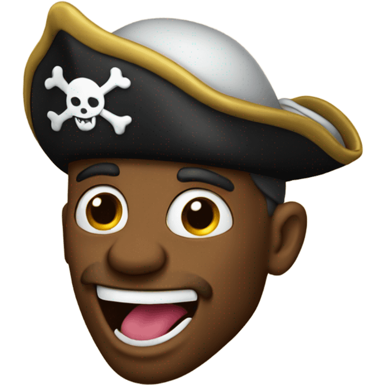 Pirate with tongue out  emoji