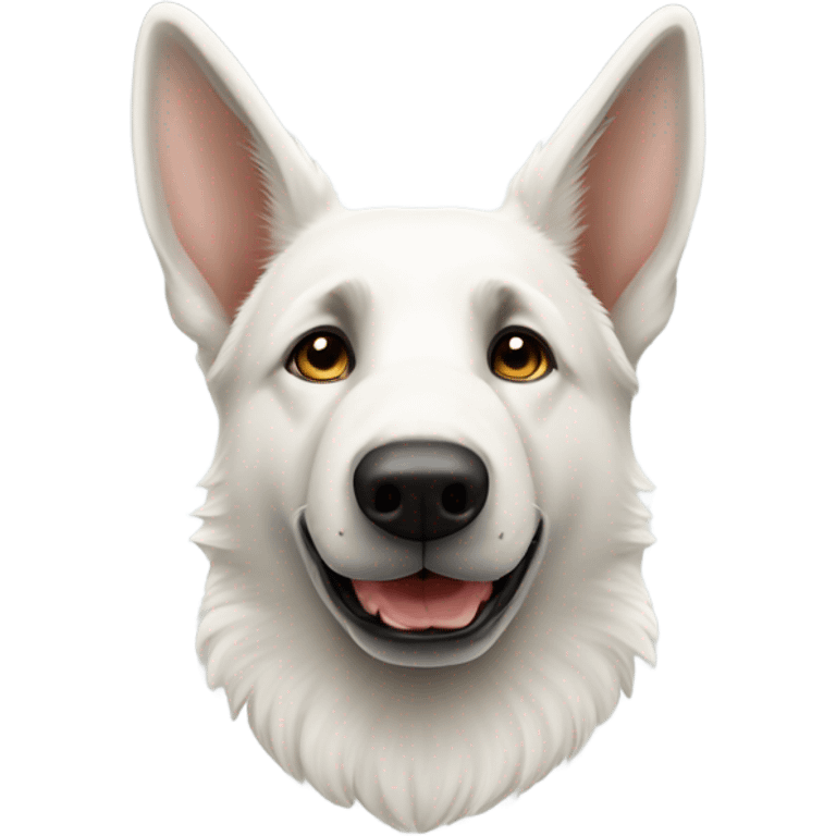 white german shepard emoji