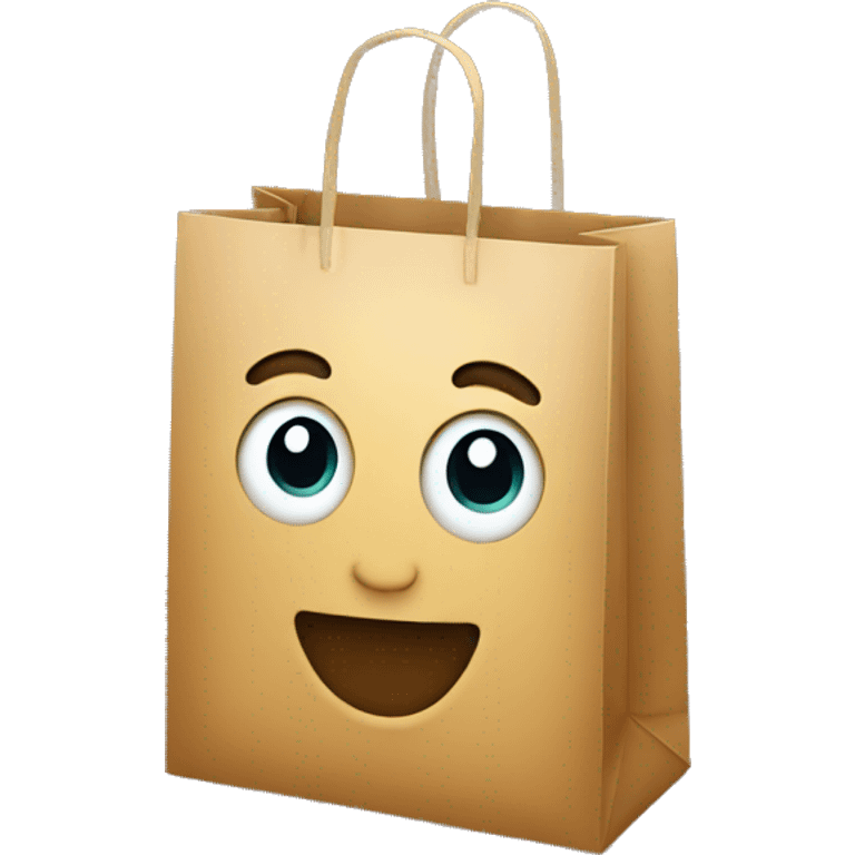 Christmas gift bag emoji