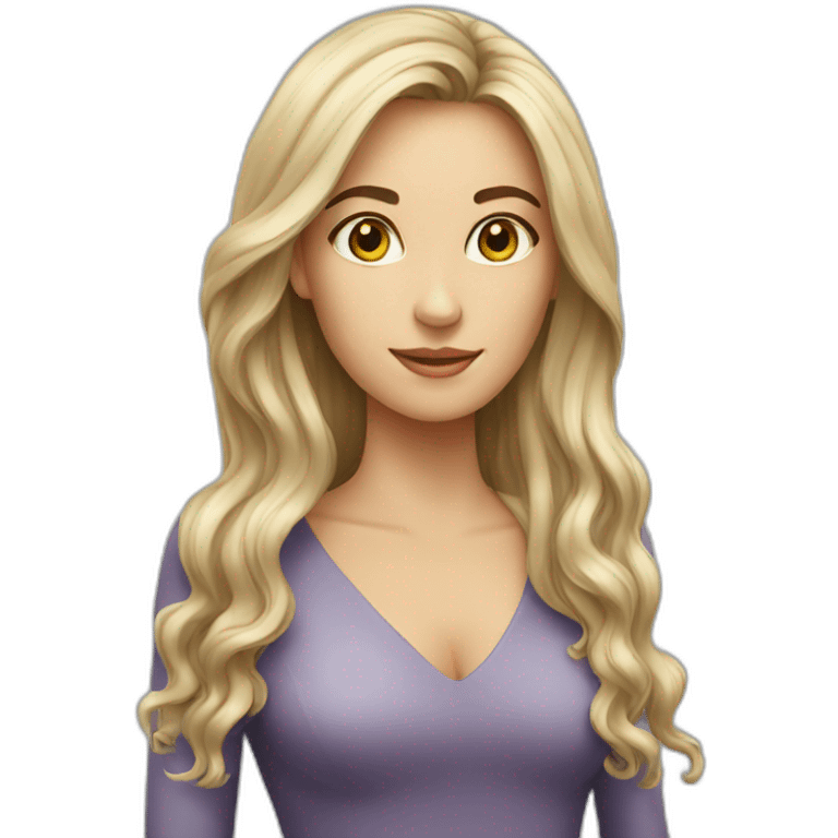 long-hair-elegant-woman emoji