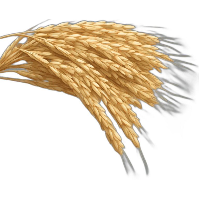 An oat grain emoji