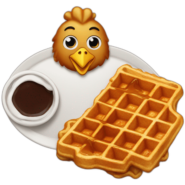 Chicken and Waffles emoji