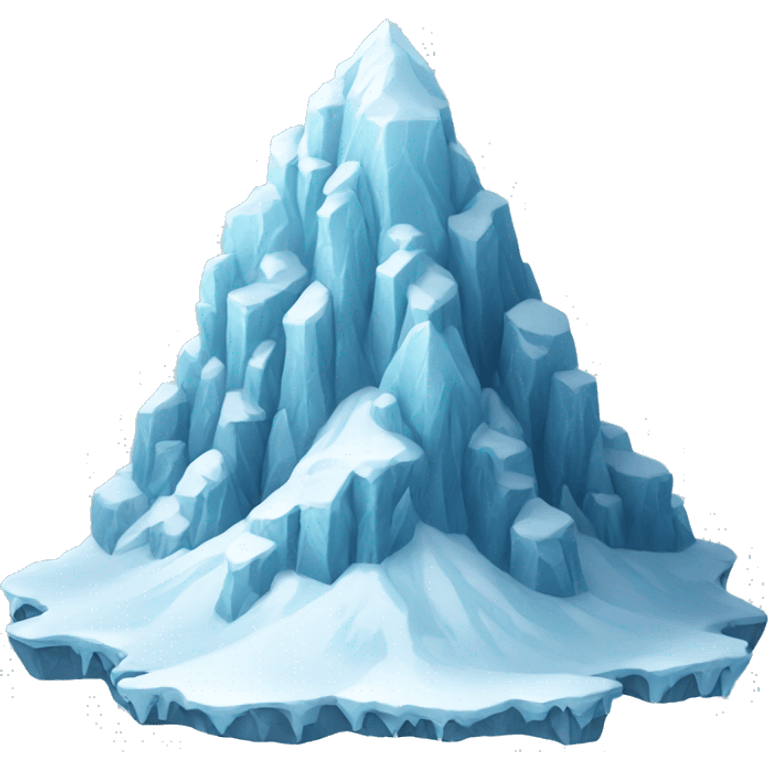 ice mountain emoji