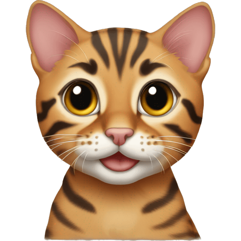 Bengal kitten emoji