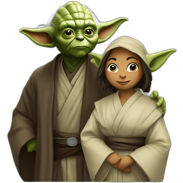 Maître yoda et mia kalifa emoji