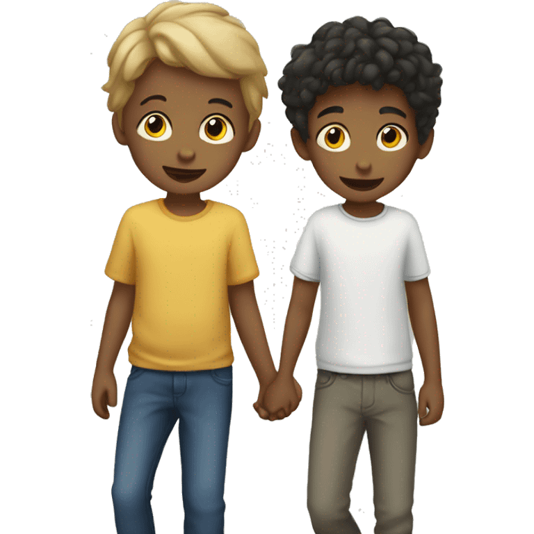 child and boys in harmony emoji