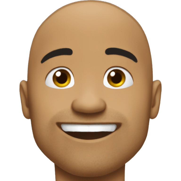 The rock nutting emoji