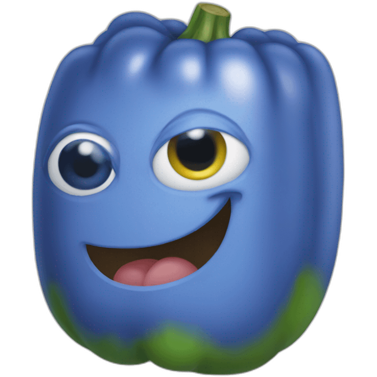 blue-pickle emoji