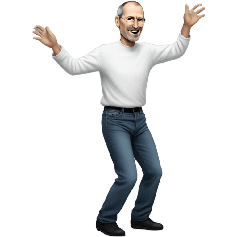 Steve job’s hitting the dougie emoji