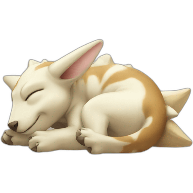 Cubone sleeping emoji