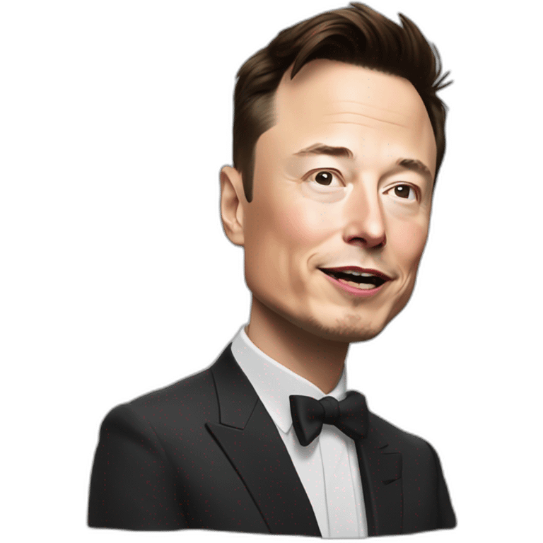 Elon musk crashed tesla emoji