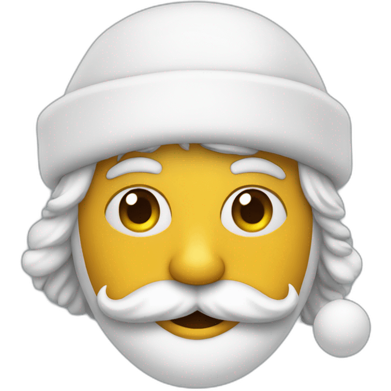 Un chat avec un costume de père Noël emoji