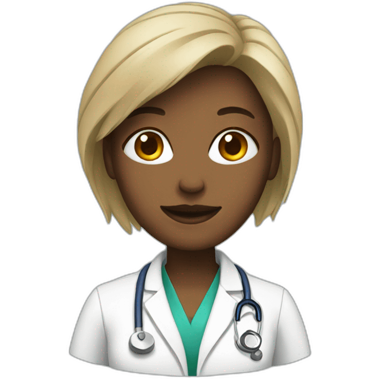 female doctor emoji