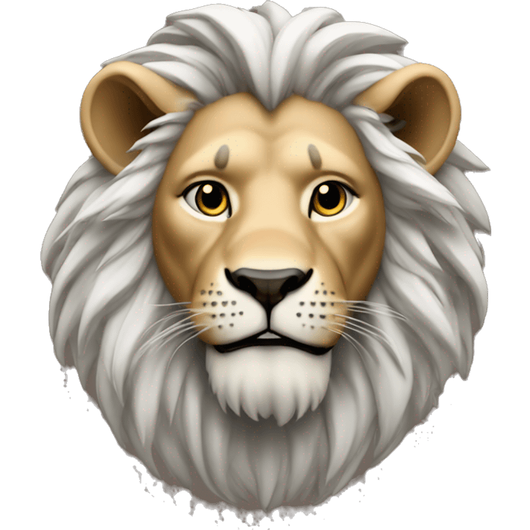 Lion with Ajax tenue emoji