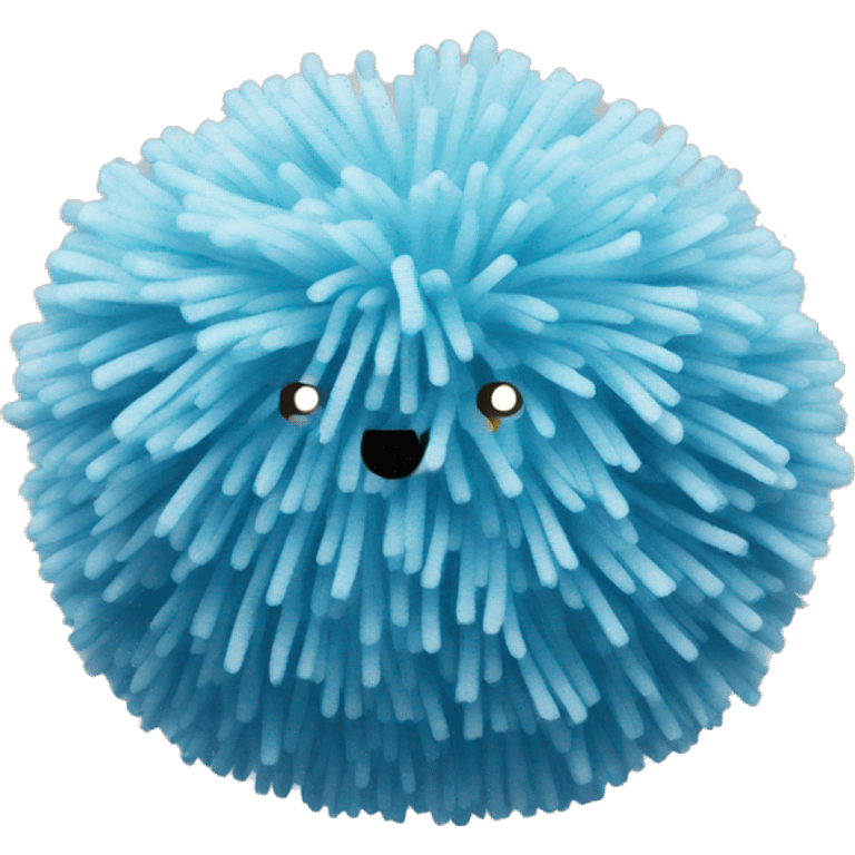 cheer pompom blue emoji