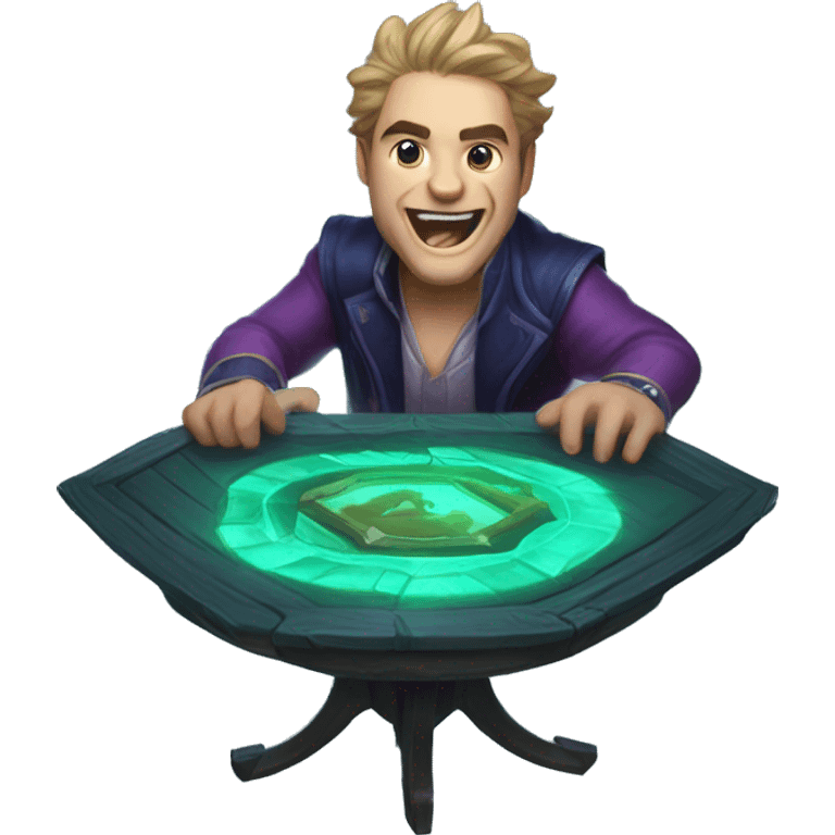 league of legends baron nashor flipping a table emoji