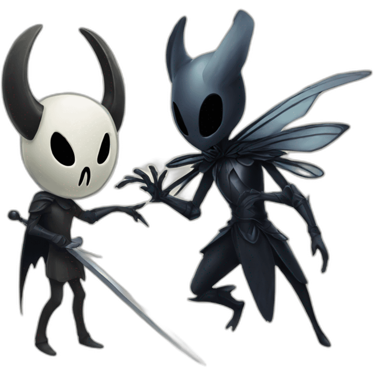 Hollow knight versus hornet emoji