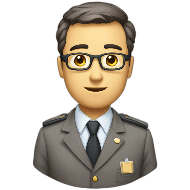 make emoji for civil servant with a lot of work with laptop emoji