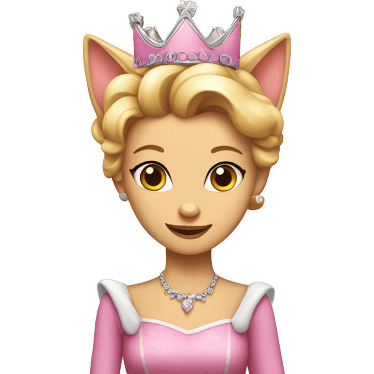 cat princess birthday emoji