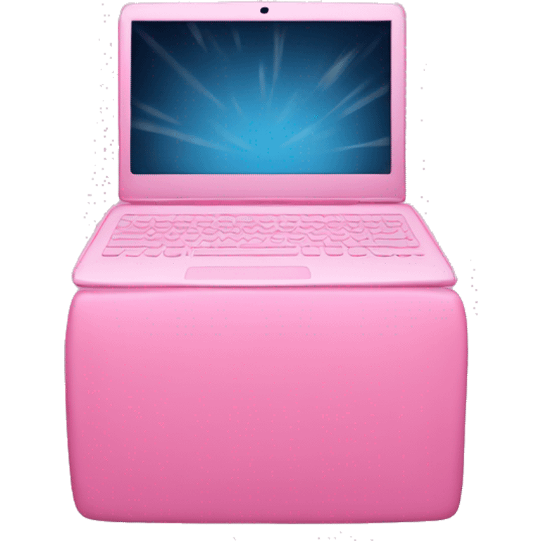 Pink laptop  emoji