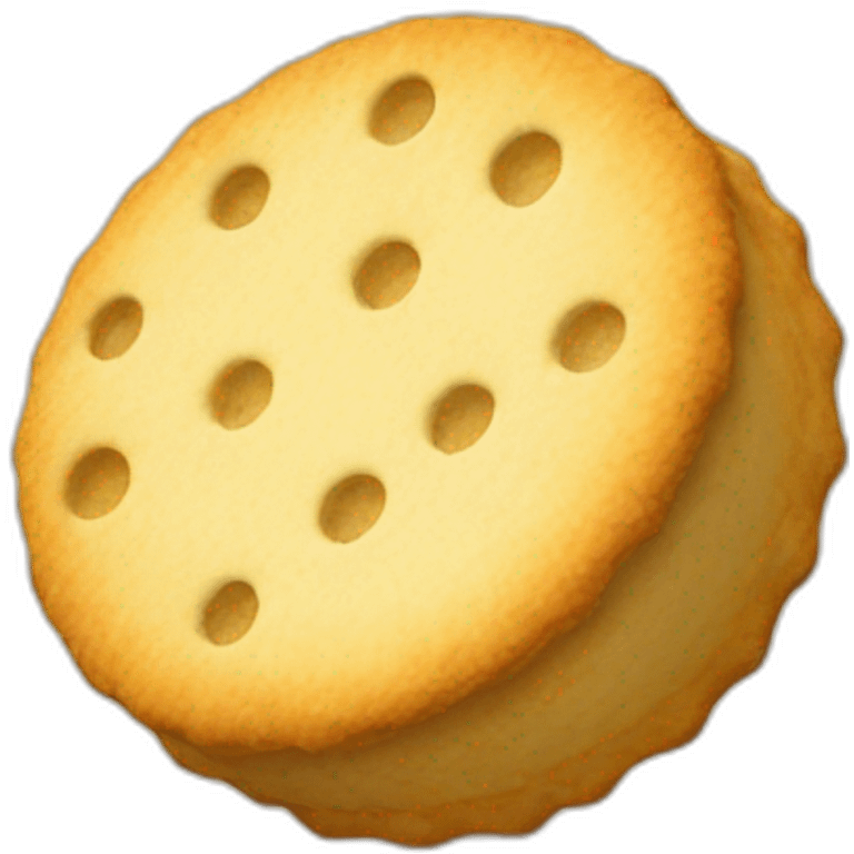 round cracker emoji