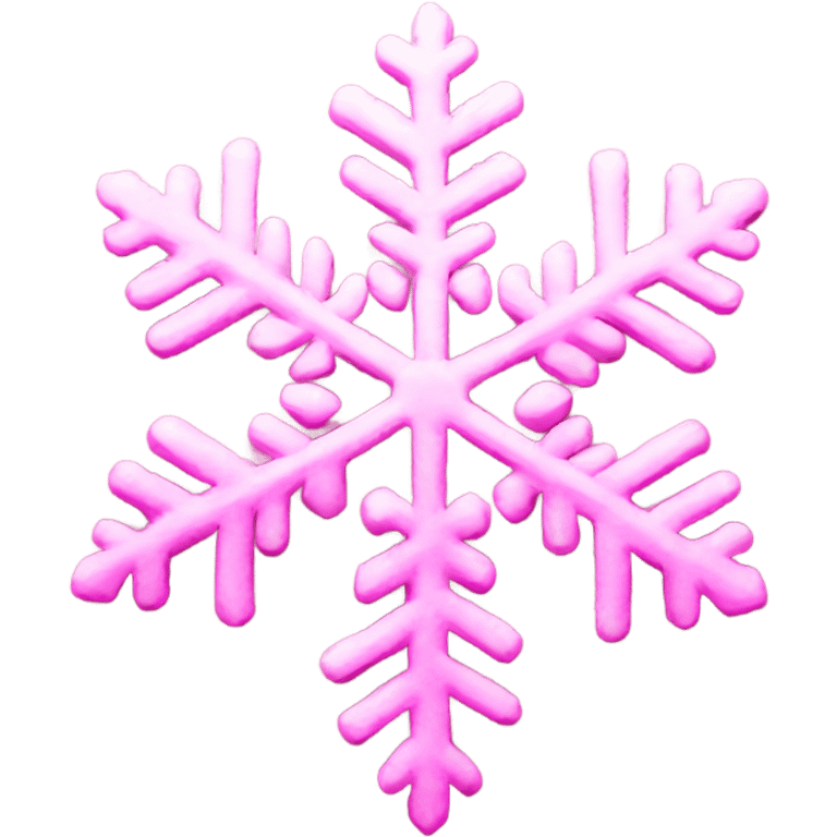 pink snowflake emoji